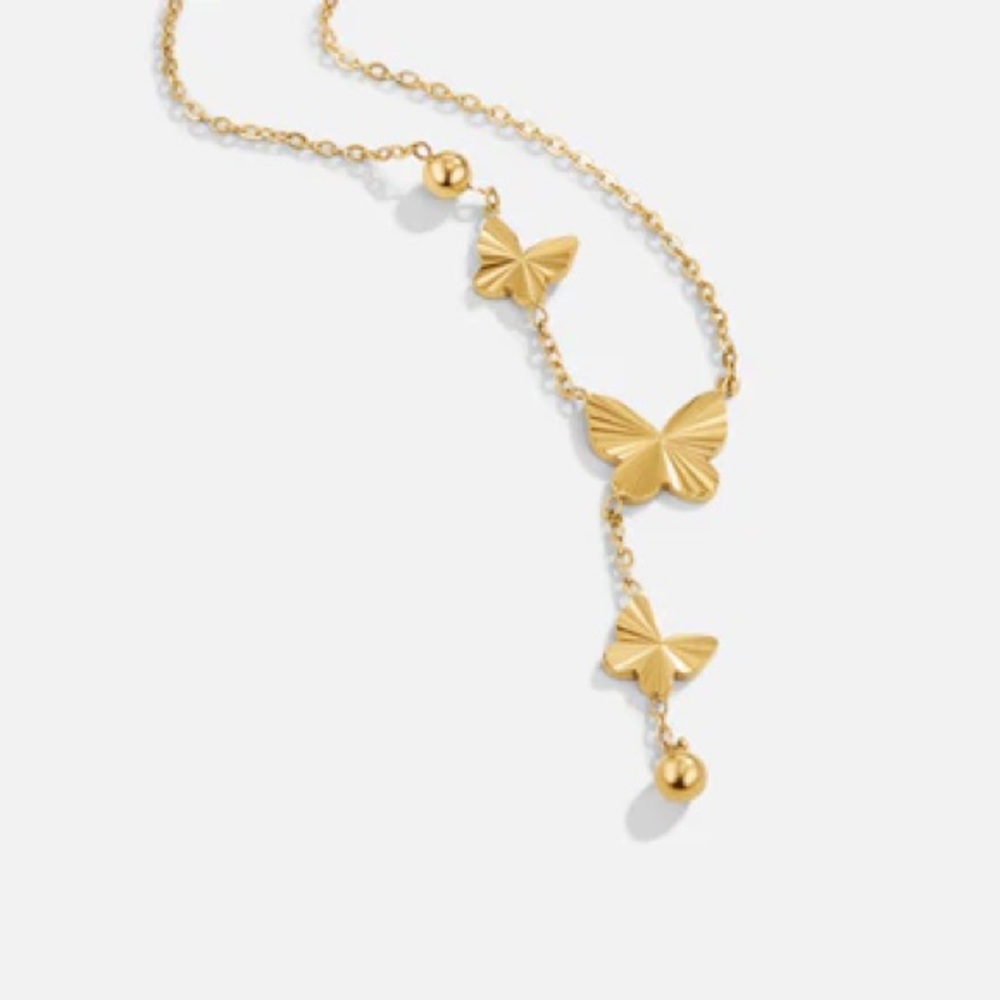 Gold Butterfly Necklace